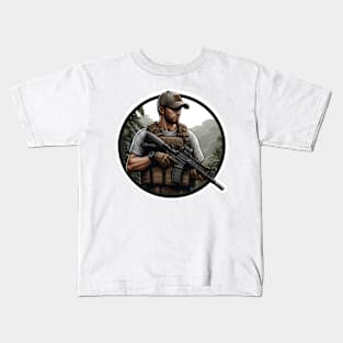 Tactical Man Kids T-Shirt